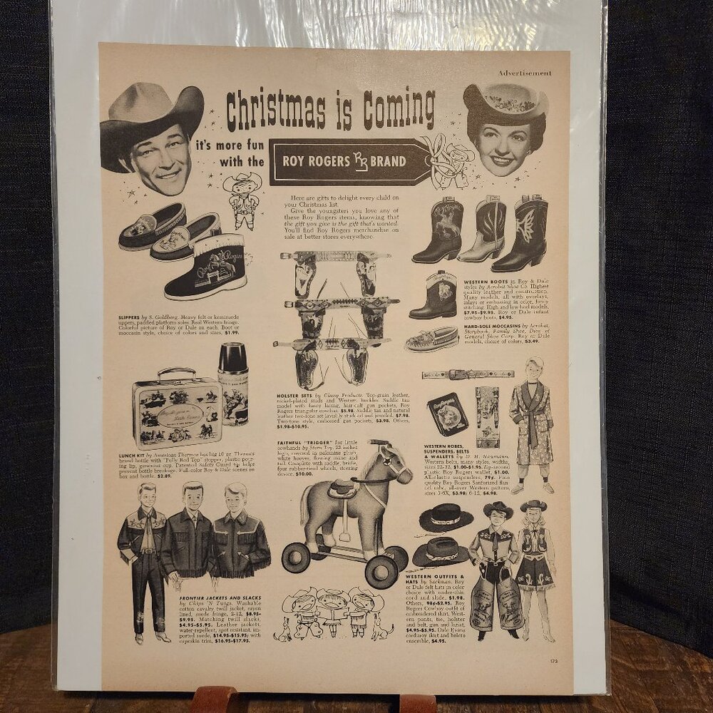 Roy Rogers Brand Gifts Advertisement